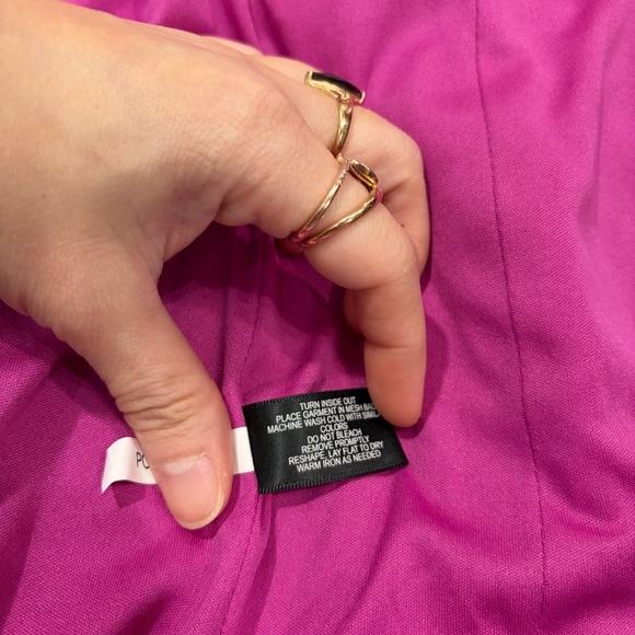 BOSTON PROPER Sz 4 Beyond Travel Vivid Violet Classic Boyfriend Blazer Retro EUC - Picture 9 of 12